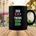Mens Funny Dad Fathers Day Birthday Twins Twin Dad Coffee Mug Unique Gifts
