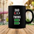 Mens Funny Dad Fathers Day Birthday Twins Twin Dad Coffee Mug Funny Gifts