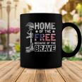 Mens Home Of The Free Because Of The Brave Proud Veteran Soldier Coffee Mug Unique Gifts