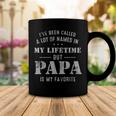 Mens Ive Been Called Lot Of Name But Papa Is My Favorite Fathers Coffee Mug Funny Gifts