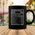 Mens Jordanian Dad Nutrition Facts National Pride Gift For Dad Coffee Mug Unique Gifts
