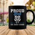 Mens Proud Dad Of A Coast Guard Military Family Us 4Th Of July Coffee Mug Funny Gifts