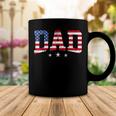 Mens Vintage Dad Fathers Day American Flag Usa Dad 4Th Of July Coffee Mug Unique Gifts