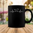 Minimalist Heartbeat Goldendoodle Coffee Mug Funny Gifts