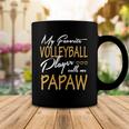 My Favorite Volleyball Player Calls Me Papaw Coffee Mug Unique Gifts
