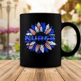 Nurses American Flag Sunflowers Happy 4Th Of July Day Coffee Mug Funny Gifts