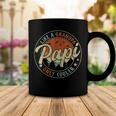 Papi Like A Grandpa Only Cooler Vintage Retro Fathers Day Coffee Mug Unique Gifts