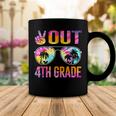 Peace Out 4Th Grade Tie Dye Graduation Last Day Of School Coffee Mug Unique Gifts