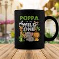Poppa Of The Wild One Zoo Birthday Safari Jungle Animal Coffee Mug Unique Gifts
