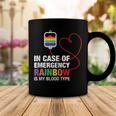 Pride Month Rainbow Is My Blood Type Lgbt Flag Coffee Mug Unique Gifts