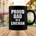 Proud Dad Of A Lineman Funny Football Dad Gift Coffee Mug Unique Gifts