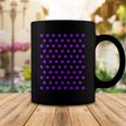 Purple And White Polka Dots Coffee Mug Unique Gifts