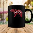 Red Buffalo Plaid Daddy Bear Matching Family Christmas Pj Coffee Mug Unique Gifts