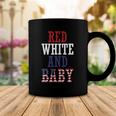 Red White And Baby 4Th July Pregnancy Announcement Coffee Mug Unique Gifts