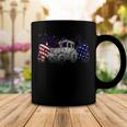 Red White Blue Tractor Usa Flag 4Th Of July Patriot Farmer Coffee Mug Funny Gifts
