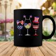 Red Wine And Blue 4Th Of July Red White Blue Wine Glasses Coffee Mug Funny Gifts