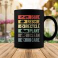 Save Rescue Recycled Plant Clean Care V2 Coffee Mug Funny Gifts