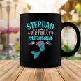 Stepdad Of The Birthday Mermaid Family Matching Coffee Mug Funny Gifts