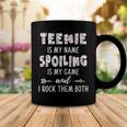 Teenie Grandma Gift Teenie Is My Name Spoiling Is My Game Coffee Mug Funny Gifts