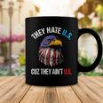 They Hate Us Cuz They Aint Us Bald Eagle Funny 4Th Of July Coffee Mug Funny Gifts