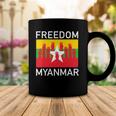 Three Finger Salute Myanmar Freedom Coffee Mug Unique Gifts