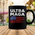 Ultra Maga Proud American Distressed Flag Patriotic Gift Coffee Mug Funny Gifts