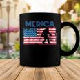 Us Flag Bigfoot July 4Th Sasquatch Patriotic Merica Coffee Mug Funny Gifts