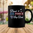 Us Flag Proud Air Force Step Dad Fathers Day 4Th Of July Coffee Mug Funny Gifts
