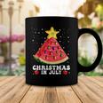 Watermelon Christmas Tree Christmas In July Summer Vacation V2 Coffee Mug Funny Gifts