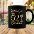 Womens Cheers To 52 Years 52Nd Queens Birthday 52 Years Old Coffee Mug Funny Gifts