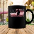 Womens Hockey American Flag 4Th Of July Patriotic Usa Dad Men Son Coffee Mug Funny Gifts
