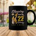 Womens Stepping Into My 22Nd Birthday Like A Boss 22 Yo Bday Gift Coffee Mug Unique Gifts