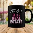 Womens This Girl Sells Real Estate Realtor Real Estate Agent Broker Coffee Mug Unique Gifts