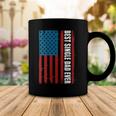 Womens Us Flag Best Single Dad Ever 4Th Of July American Patriotic Coffee Mug Funny Gifts