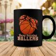 Womens Vintage Busy Raising Ballers Basketball Player Mother 92 Basketball Coffee Mug Funny Gifts