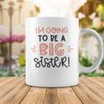 Baby Shower Text Design Im Going To Be A Big Sister Coffee Mug Funny Gifts