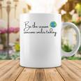 Be The Reason Someone Smiles Today Cute Happy Earth Coffee Mug Funny Gifts