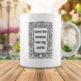 Black White Gothic Medieval Coffee Mug Funny Gifts