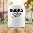 Books And Coffee Books Lover Tee Coffee Lover Gift For Books Lover Gift For Coffee Lover Books And Coffee Tee Coffee Mug Funny Gifts