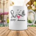 Borderline Personality Disorder Bpd Awareness Butterfly Grey Ribbon Borderline Personality Disorder Bpd Awareness Coffee Mug Funny Gifts