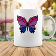 Butterfly With Colors Of The Bisexual Pride Flag Coffee Mug Unique Gifts