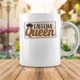 Caffeine Queen Graphic Shirt Design Coffee Mug Funny Gifts