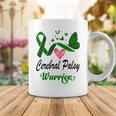 Cerebral Palsy Warrior Butterfly Green Ribbon Cerebral Palsy Cerebral Palsy Awareness Coffee Mug Unique Gifts