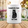 Completely Sane Cat Lady Cat Lover Cute Kitty Coffee Mug Funny Gifts