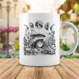 Cute Cottagecore Aesthetic Frog Mushroom Moon Witchy Vintage - Dark Academia Goblincore Witchcraft F Coffee Mug Funny Gifts