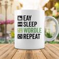 Eat Eat Sleep Wordle Repeat Wordle Lover Wordle Addict Coffee Mug Funny Gifts