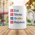 Eat Sleep Game Repeat Coffee Mug Funny Gifts