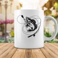 Fishing Bass Sticker Coffee Mug Funny Gifts