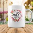 Floral 60 Years Old 60Th Birthday Women 60 Years Loved Coffee Mug Funny Gifts