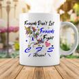 Friends Dont Let Friends Fight Chronic Fatigue Syndrome Cfs Alone Unicorn Blue Ribbon Chronic Fatigue Syndrome Support Cfs Awareness Coffee Mug Funny Gifts